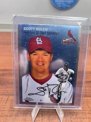 Cheap Sneaks Footwear/Sports Cards Baseball Card Scott Rolen 2023 Topps Chrome Platinum Anniversary #136 Cardinals
