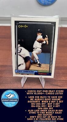Cheap Sneaks Footwear/Sports Cards Baseball Card Scott Sanderson 1992 O-Pee-Chee #480 New York Yankees