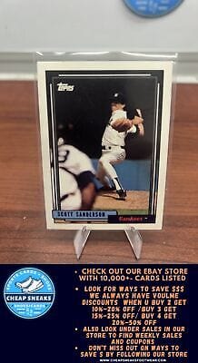 Cheap Sneaks Footwear/Sports Cards Baseball Card Scott Sanderson 1992 Topps #480 New York Yankees