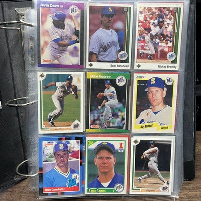 Cheap Sneaks Footwear/Sports Cards Baseball Card Seattle Mariner 54 Card Lot No Duplicates Years  87-91 All Brands Some