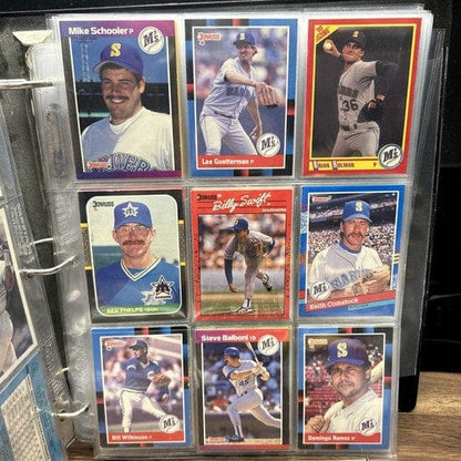 Cheap Sneaks Footwear/Sports Cards Baseball Card Seattle Mariner 54 Card Lot No Duplicates Years  87-91 All Brands Some