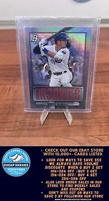 Cheap Sneaks Footwear/Sports Cards Baseball Card Seiya Suzuki 2022 Bowman Platinum Renowned Rookies #RR-10 Chicago Cubs