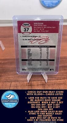 Cheap Sneaks Footwear/Sports Cards Baseball Card Seiya Suzuki 2022 (RC) Topps Chrome Platinum Anniversary #37 Chicago C