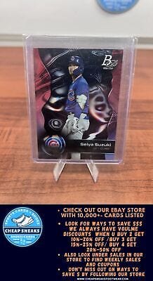 Cheap Sneaks Footwear/Sports Cards Baseball Card Seiya Suzuki 2023 Bowman Platinum #54 Chicago Cubs