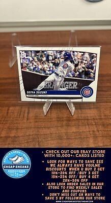 Cheap Sneaks Footwear/Sports Cards Baseball Card Seiya Suzuki 2023 Topps Big League #179 Chicago Cubs