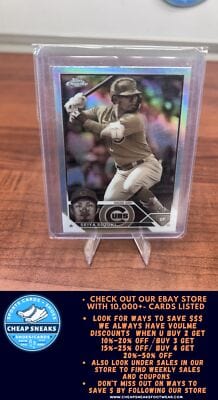 Cheap Sneaks Footwear/Sports Cards Baseball Card Seiya Suzuki 2023 Topps Chrome Sepia Refractor #168 Chicago Cubs