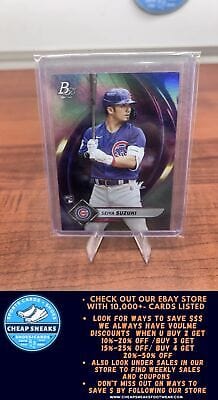Cheap Sneaks Footwear/Sports Cards Baseball Card Seiya Suzuki (RC) 2022 Bowman Platinum #75 Chicago Cubs