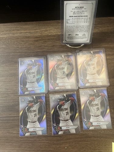 Cheap Sneaks Footwear/Sports Cards Baseball Card Seth Beer (RC) 2022 Bowman Platinum Rookie Baseball Card #21  Diamondb