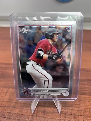Cheap Sneaks Footwear/Sports Cards Baseball Card Seth Beer (RC) 2022 Topps Chrome Rookie Baseball Card #186 Arizona Dia