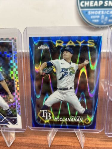 Cheap Sneaks Footwear/Sports Cards Baseball Card Shane McLennan 2023/2024 Blue Refractor /150 /Logofractor/ X-Fractor R