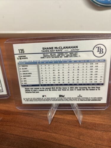 Cheap Sneaks Footwear/Sports Cards Baseball Card Shane McLennan 2023/2024 Blue Refractor /150 /Logofractor/ X-Fractor R