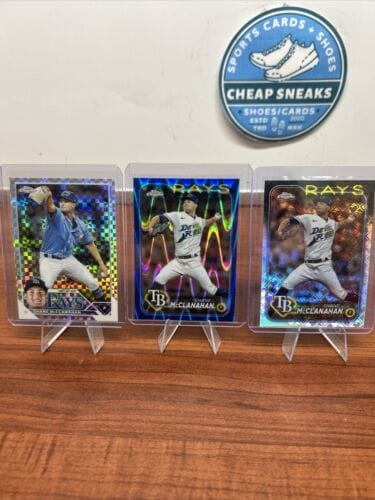 Cheap Sneaks Footwear/Sports Cards Baseball Card Shane McLennan 2023/2024 Blue Refractor /150 /Logofractor/ X-Fractor R