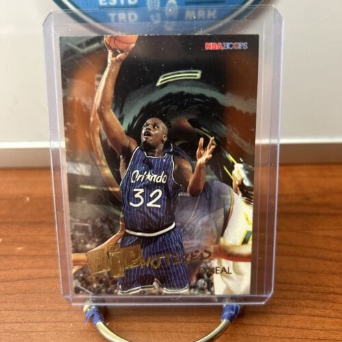 Cheap Sneaks Footwear/Sports Cards Baseball Card SHAQUILLE O'NEAL 1996-97 NBA HOOPS - HIPNOTIZED INSERT