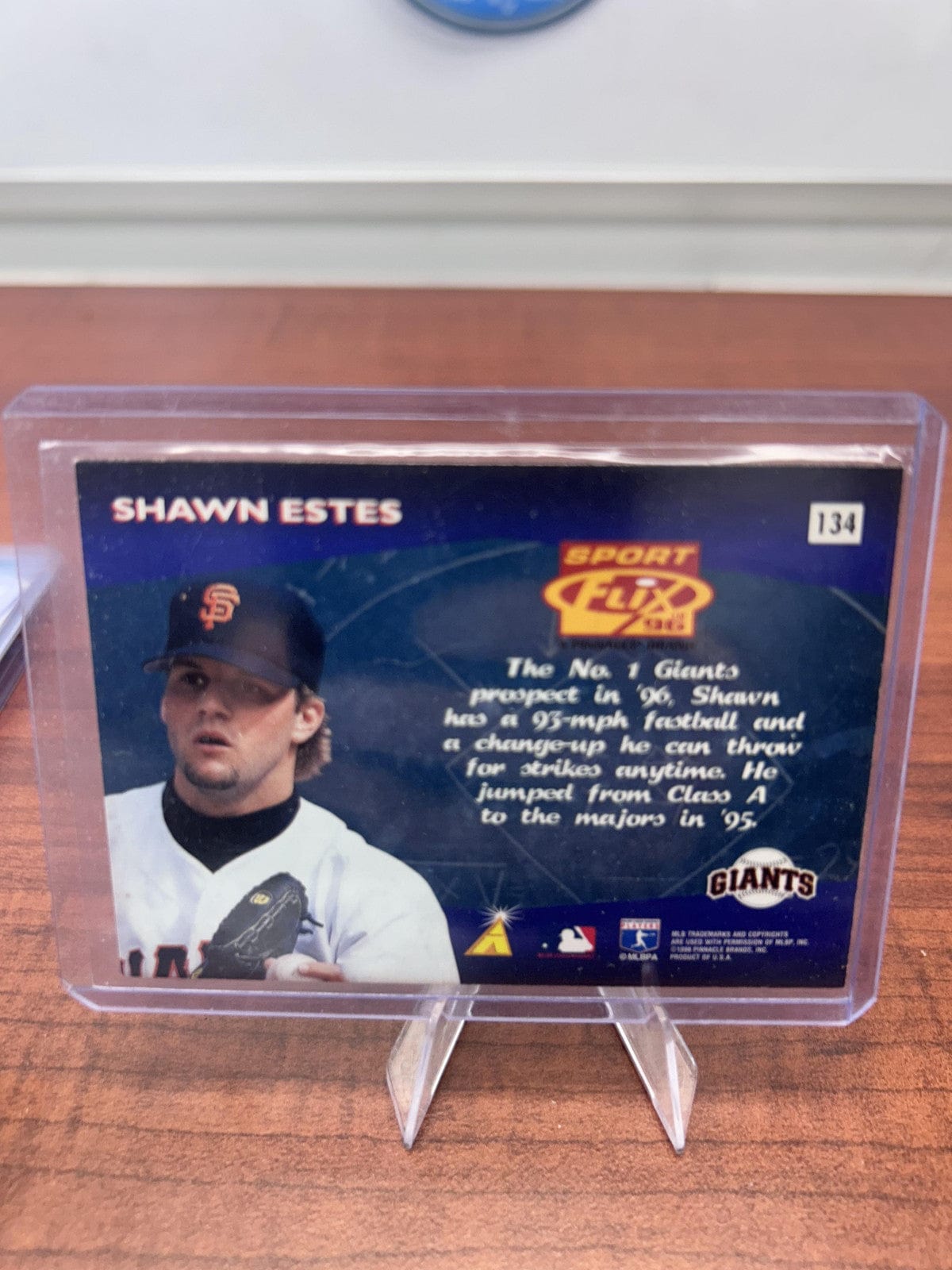 Cheap Sneaks Footwear/Sports Cards Baseball Card Shawn Estes 1996 Sportflix #134 San Francisco Giants