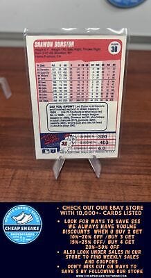 Cheap Sneaks Footwear/Sports Cards Baseball Card Shawon Dunston 1990 Fleer #30b Chicago Cubs