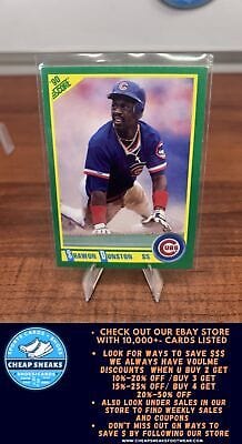 Cheap Sneaks Footwear/Sports Cards Baseball Card Shawon Dunston 1990 Score #169 Chicago Cubs