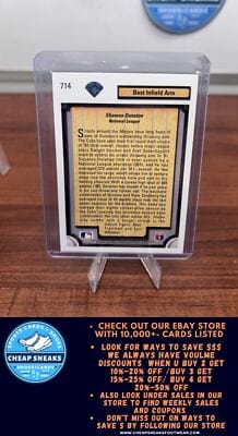 Cheap Sneaks Footwear/Sports Cards Baseball Card Shawon Dunston 1992 Upper Deck #714 Chicago Cubs