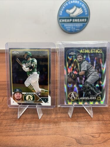 Cheap Sneaks Footwear/Sports Cards Baseball Card Shea Manglers RC 2023 Topps Chrome 24 Topps Chrome Ray Wave Refractor