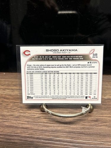 Cheap Sneaks Footwear/Sports Cards Baseball Card Shogo Akiyama 2022 Topps Series 2 Cincinnati Reds Baseball Card #549