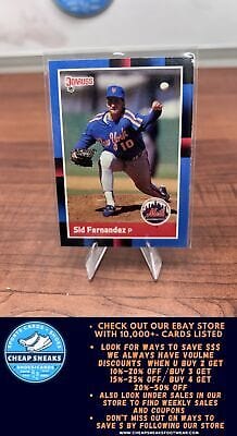 Cheap Sneaks Footwear/Sports Cards Baseball Card Sid Fernandez 1988 Donruss #118 New York Mets