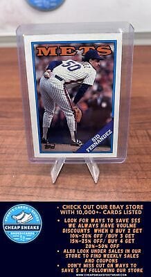 Cheap Sneaks Footwear/Sports Cards Baseball Card Sid Fernandez 1988 Topps #30 New York Mets