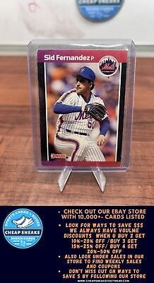 Cheap Sneaks Footwear/Sports Cards Baseball Card Sid Fernandez 1989 Donruss #471 New York Mets