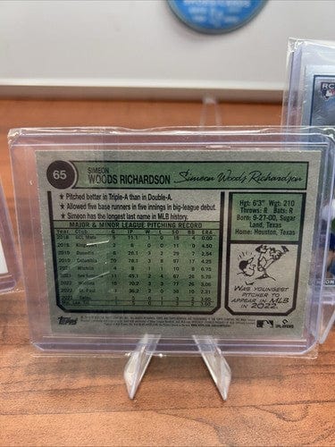 Cheap Sneaks Footwear/Sports Cards Baseball Card Simon Woods Richardson RC Minnesota Twins 2023 Topps Chrome/Series 1/