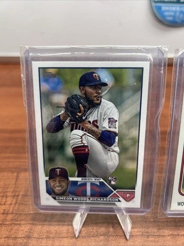 Cheap Sneaks Footwear/Sports Cards Baseball Card Simon Woods Richardson RC Minnesota Twins 2023 Topps Chrome/Series 1/
