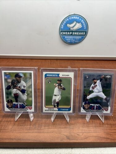 Cheap Sneaks Footwear/Sports Cards Baseball Card Simon Woods Richardson RC Minnesota Twins 2023 Topps Chrome/Series 1/