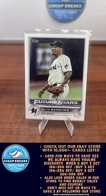 Cheap Sneaks Footwear/Sports Cards Baseball Card Sixto Sanchez 2022 Topps #621 Miami Marlins