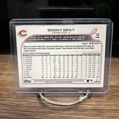 Cheap Sneaks Footwear/Sports Cards Baseball Card Sonny Gray 2022 Topps Chrome Silver Refractor Cincinnati Reds Baseball