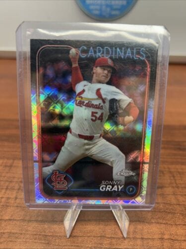 Cheap Sneaks Footwear/Sports Cards Baseball Card Sonny Gray 2024 Topps Chrome Logofractor Refractor Card #143 St. Louis