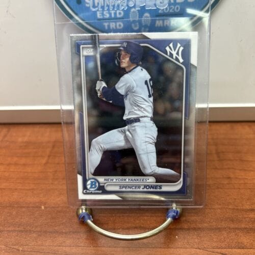 Cheap Sneaks Footwear/Sports Cards Baseball Card Spencer Jones 2024 Bowman Chrome  #BCP-32 New York Yankees Rookie RC