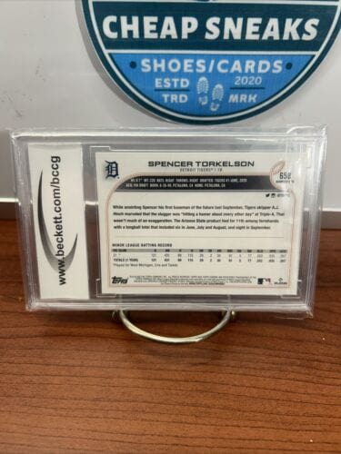 Cheap Sneaks Footwear/Sports Cards Baseball Card SPENCER TORKELSON 2022 Topps Base Set Photo Variation #658 RC BCCG 10