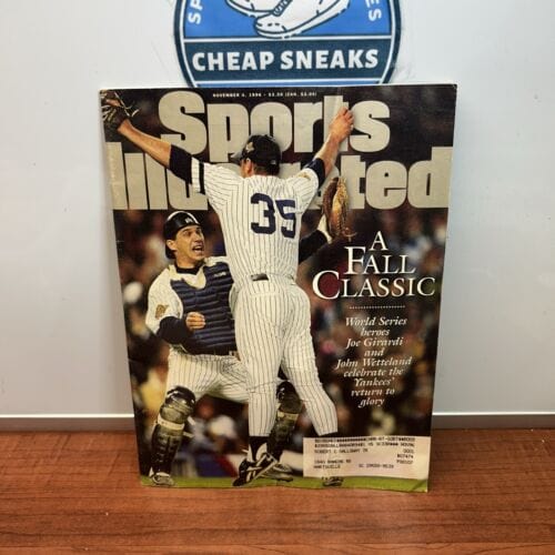 Cheap Sneaks Footwear/Sports Cards Baseball Card Sports Illustrated Nov. 4 1996 Mag.“A Fall Classic” NY Yankees Gir
