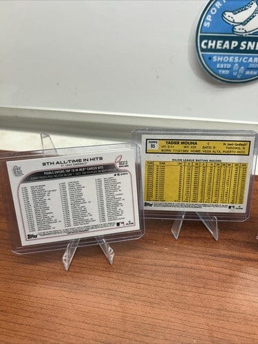 Cheap Sneaks Footwear/Sports Cards Baseball Card St Louis Cardinals 2022/2023 Topps Paragons Lot (3)Albert Pujols, Yadi