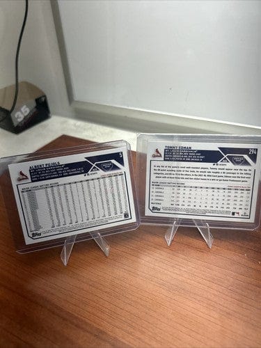 Cheap Sneaks Footwear/Sports Cards Baseball Card St Louis Cardinals 2023 Topps Series 1 Lot (6)Albert Pujols,Yadier Mol