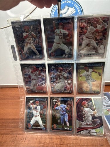 Cheap Sneaks Footwear/Sports Cards Baseball Card St Louis Cardinals 36 Card Lot 2023-2024 Topps Chrome 2023/2024 Bowman