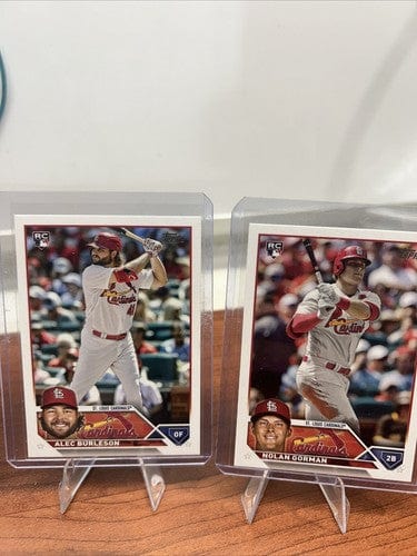 Cheap Sneaks Footwear/Sports Cards Baseball Card St Louis Cardinals All Rookie2023/2022 Topps Series One Lot (6) Gorman