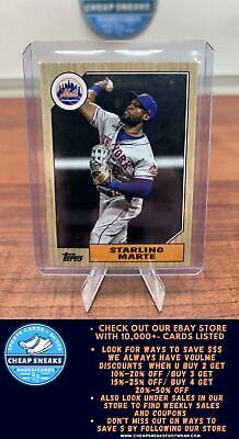 Cheap Sneaks Footwear/Sports Cards Baseball Card Starling Marte 2022 Topps Archives #209 New York Mets