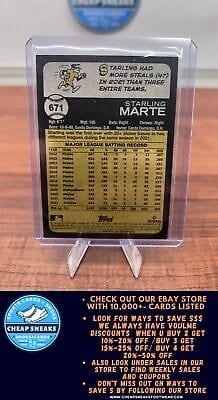 Cheap Sneaks Footwear/Sports Cards Baseball Card Starling Marte 2022 Topps Heritage #671 New York Mets
