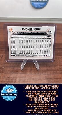 Cheap Sneaks Footwear/Sports Cards Baseball Card Starling Marte 2022 Topps Update #US214 New York Mets