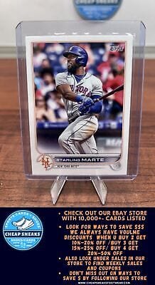 Cheap Sneaks Footwear/Sports Cards Baseball Card Starling Marte 2022 Topps Update #US214 New York Mets