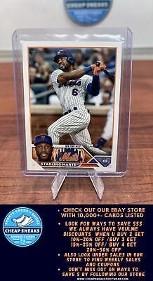 Cheap Sneaks Footwear/Sports Cards Baseball Card Starling Marte 2023 Topps #199 New York Mets