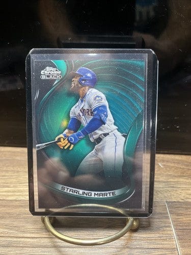 Cheap Sneaks Footwear/Sports Cards Baseball Card Starling Matter 2022 Topps Chrome Black Green Refractor 74/99 Card#31