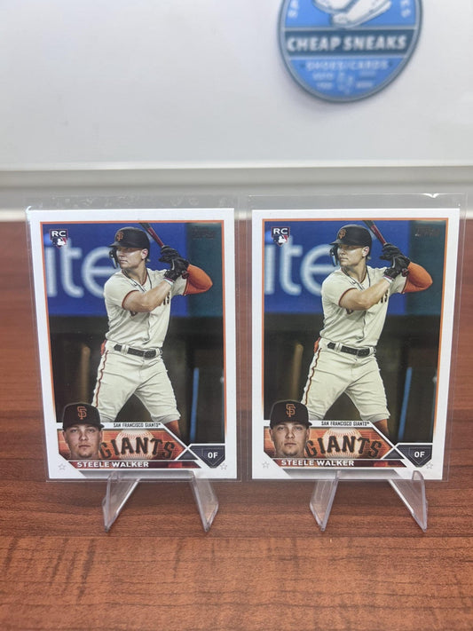 Cheap Sneaks Footwear/Sports Cards Baseball Card Steele Walker RC 2023 Topps #264 San Francisco Giants