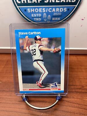 Cheap Sneaks Footwear/Sports Cards Baseball Card Steve Carlton 1987 Fleer #490 Chicago White Sox