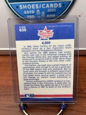 Cheap Sneaks Footwear/Sports Cards Baseball Card Steve Carlton 1987 Fleer #635 Chicago White Sox
