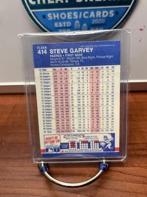 Cheap Sneaks Footwear/Sports Cards Baseball Card Steve Garvey 1987 Fleer #414 San Diego Padres