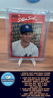 Cheap Sneaks Footwear/Sports Cards Baseball Card Steve Sax 1990 Donruss Bonus MVP's #BC-22 New York Yankees